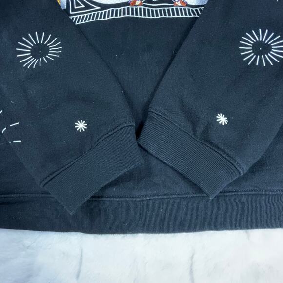 🔥Disney 100 Mickey Mouse & Friends Embroidered Black Zipper Hoodie Sweatshirt - Picture 3 of 16